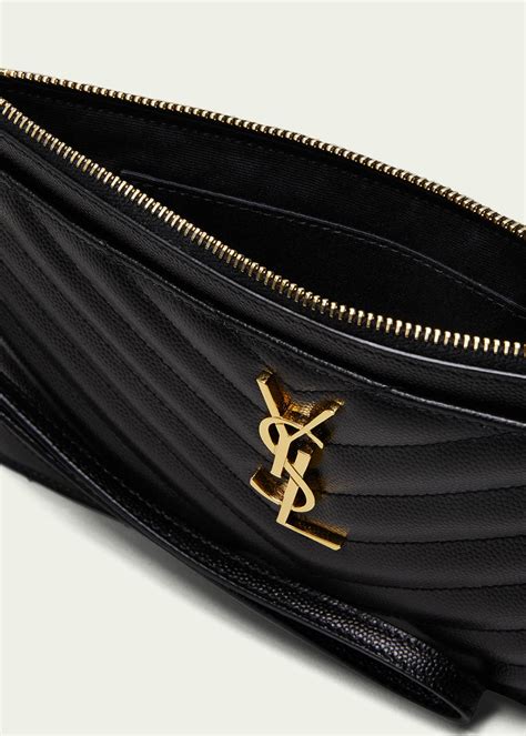 ysl leather bill pouch|ysl clutch nordstrom.